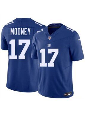 Kids Youths for Darnell Mooney Blue Vapor Stitched Jersey